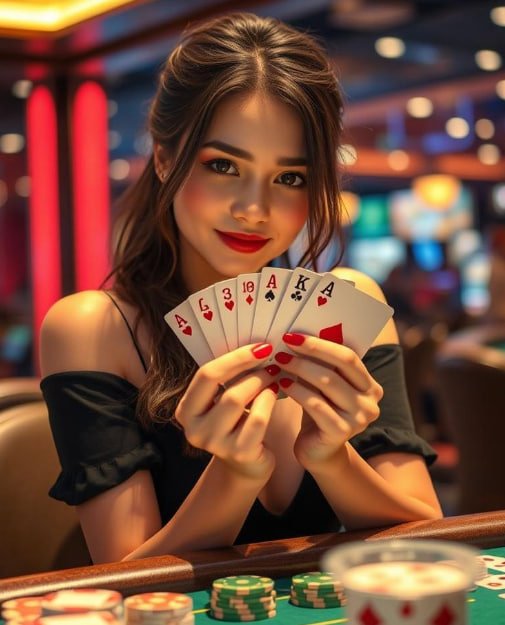 Antarmuka permainan Dream Gaming mesin228 dengan dealer langsung dan tata letak meja yang jelas